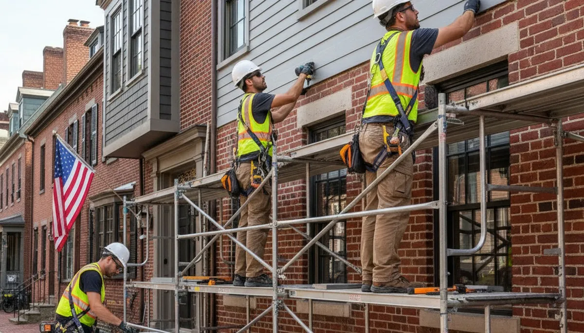 Vinyl siding service in Medford, MA for residential home exterior improvement