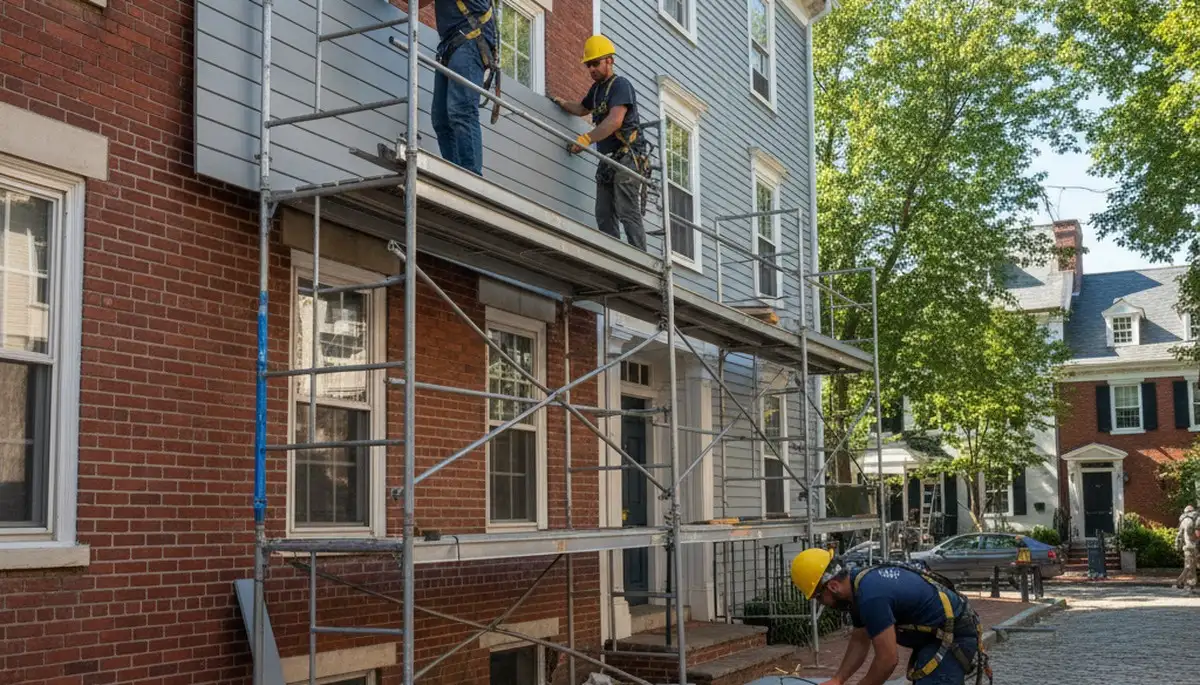 Vinyl siding installation for Medford, MA homes by a local siding contractor