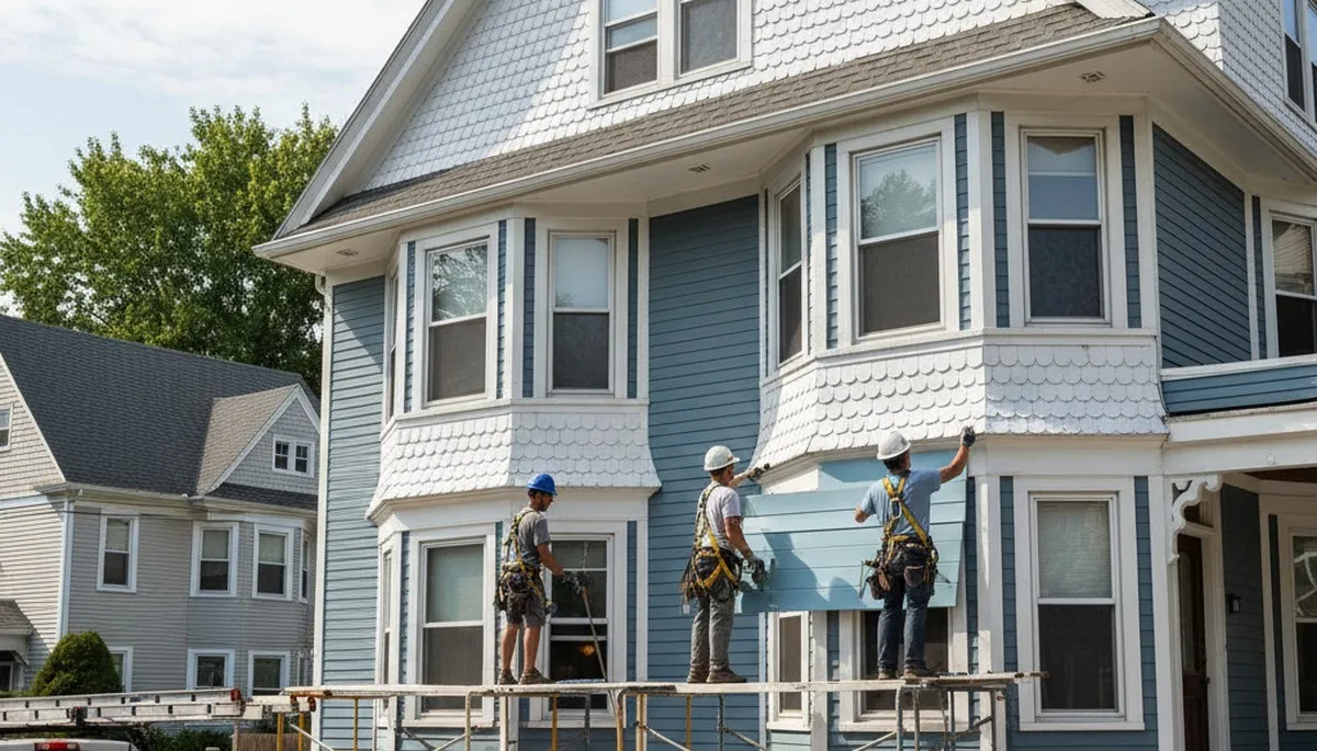 Vinyl siding contractor serving Medford, MA for residential home exterior upgrades