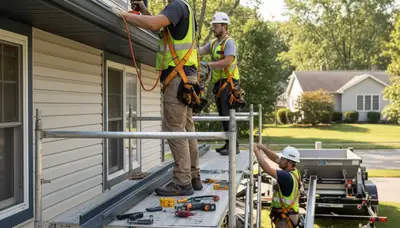 Medford, MA gutter installation by FX Remodeling & Exteriors for home water protection