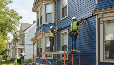 Vinyl siding service in Medford, MA for residential exterior home improvement