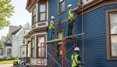 Vinyl siding installation for Medford, MA homes by a local siding contractor
