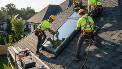 Skylight installation in Medford, MA by FX Remodeling & Exteriors for brighter, more comfortable interiors