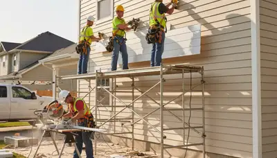 Vinyl siding installation in Medford, MA by FX Remodeling & Exteriors for durable exterior protection