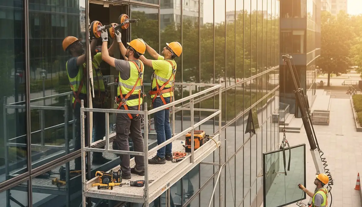 FX Remodeling & Exteriors repairing a window in Medford, MA for siding and exterior services